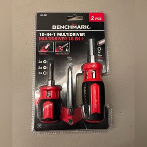 Benchmark 10-in-1 Multidriver Set - Red and Black